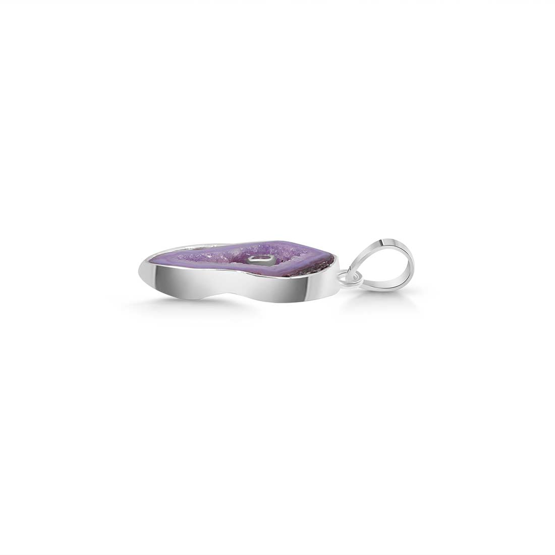 Purple Agate Pendant-(APU-P-33.)
